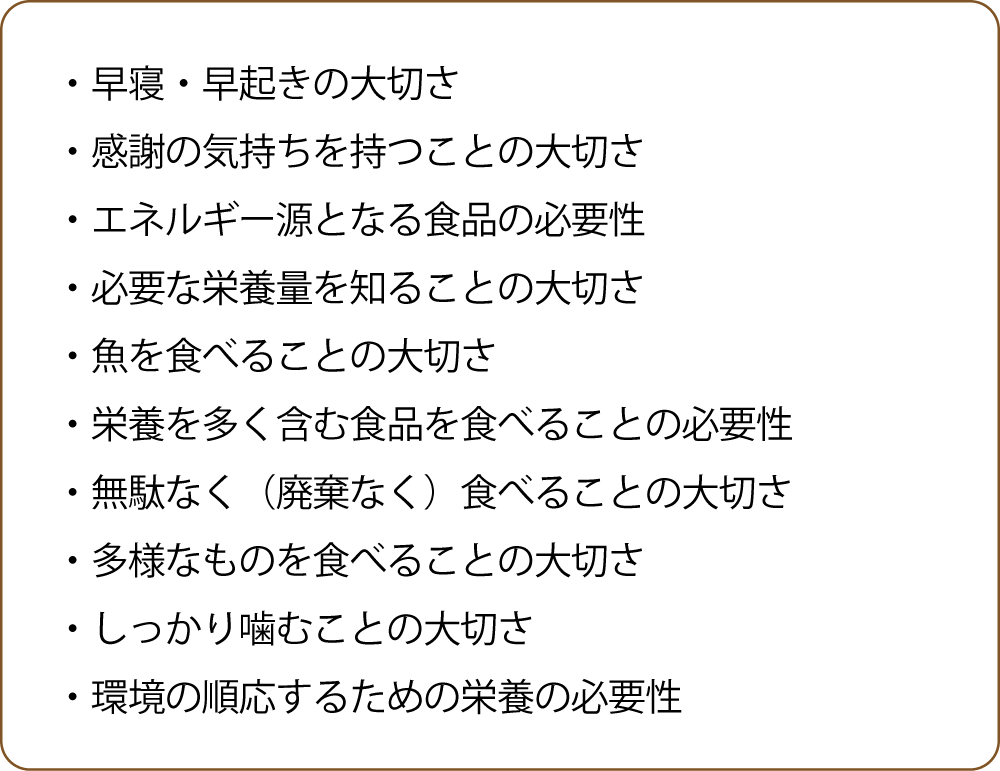 「理想」とされる食生活